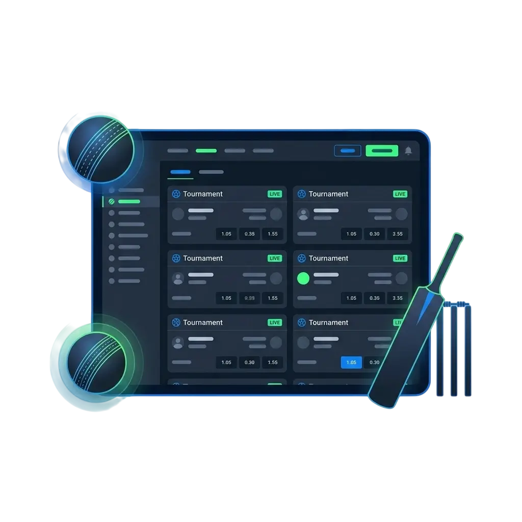 Cricket tournaments and leagues available on SportyBet