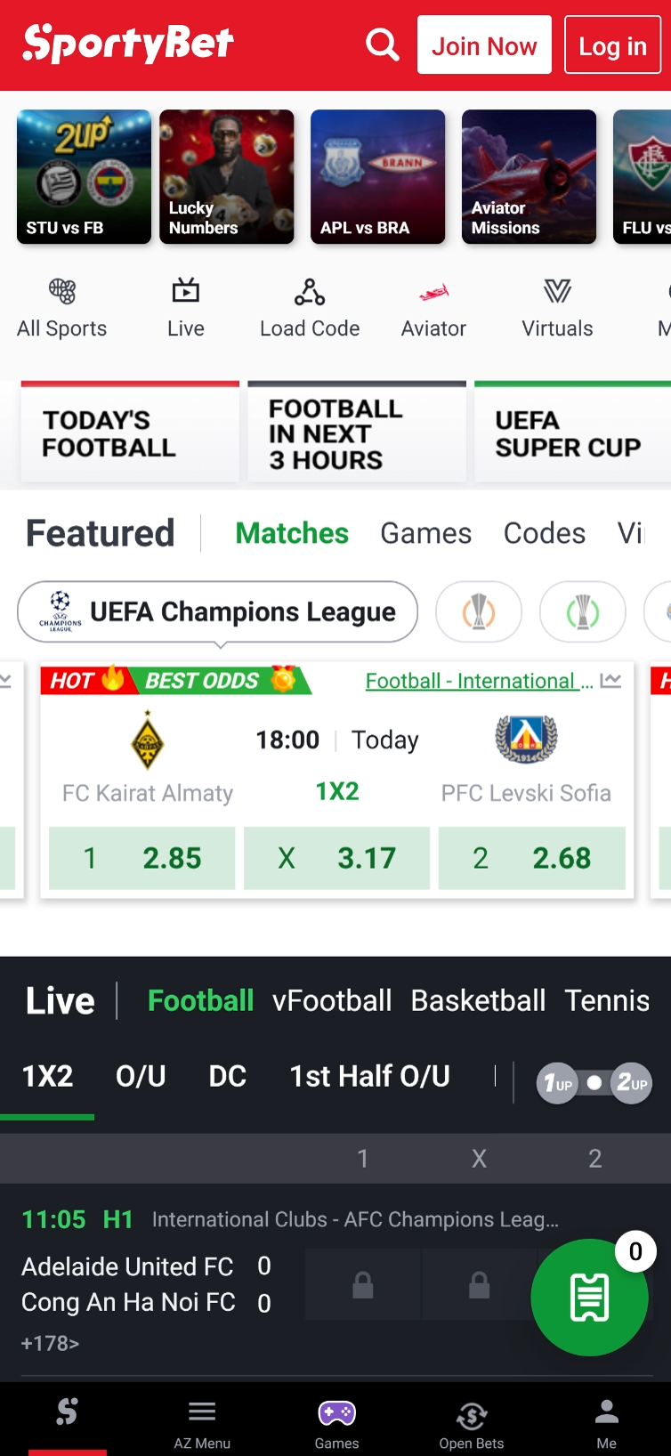 sportybet-mainscreen-app